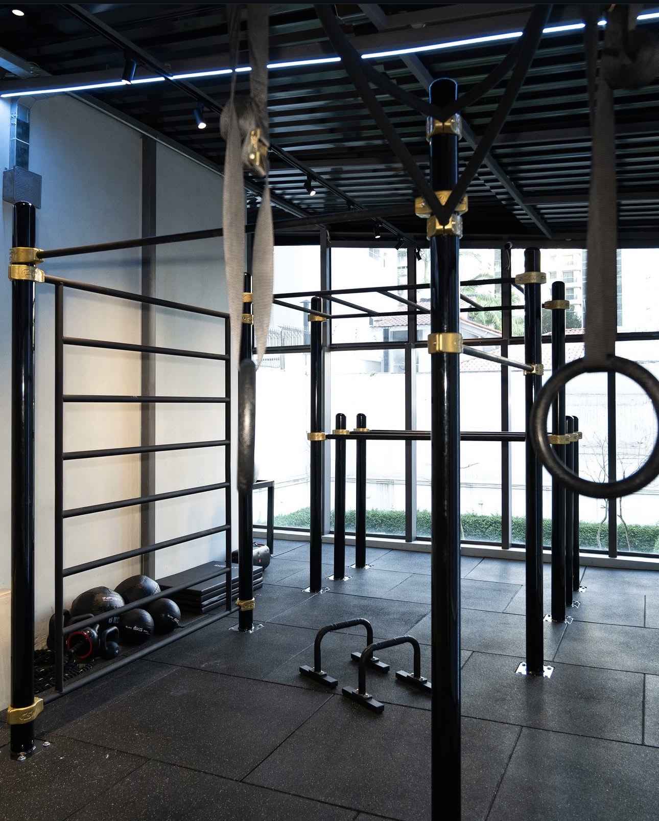 Estrutura da academia do Templo — Infinity Athletic Club